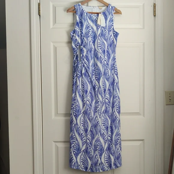 chinese dress ladies White Royal Toscana Linen Dress